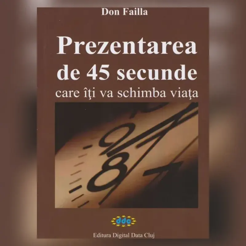 Coperta cărții Prezentarea de 45 sec.